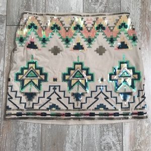NWT Express Sequin Skirt
